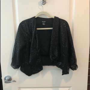 Stoosh Sequins  Front Cropped Jacket